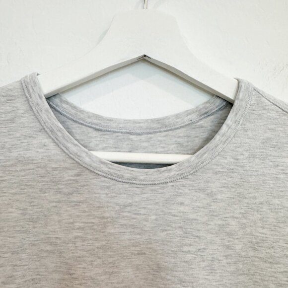 Lululemon Mens Gray 5‎ Year Basic Short Sleeve T-Shirt - Picture 4 of 9